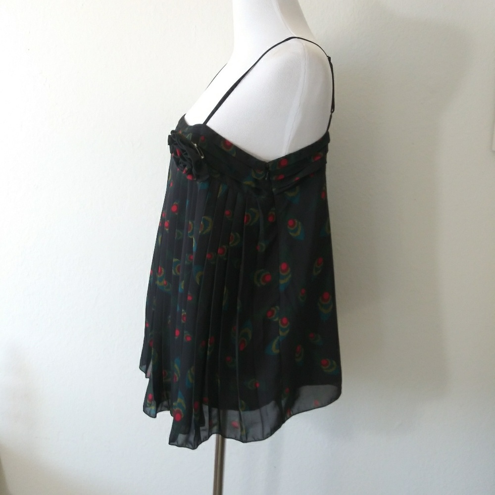 F21 peacick print cami. Sz. M - Picture 4 of 6